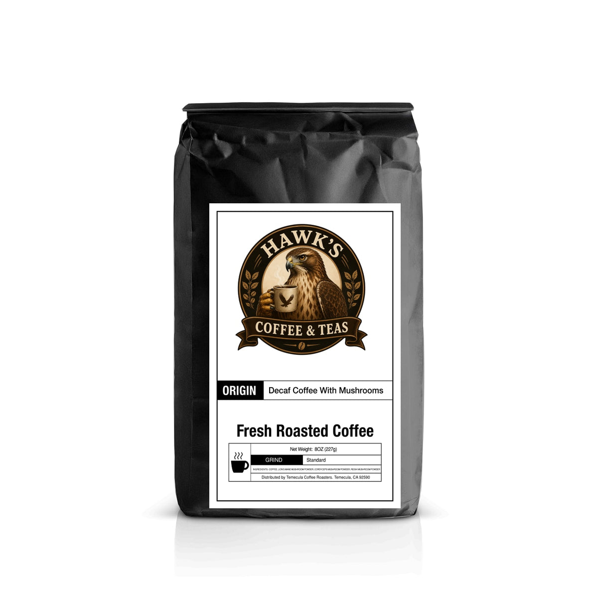 Decaf Coffee With Mushrooms